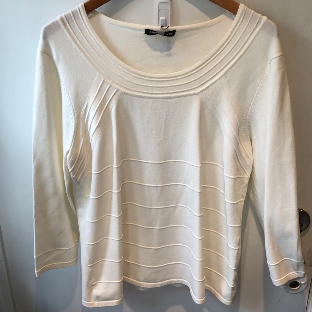 Cream sweater, NWT